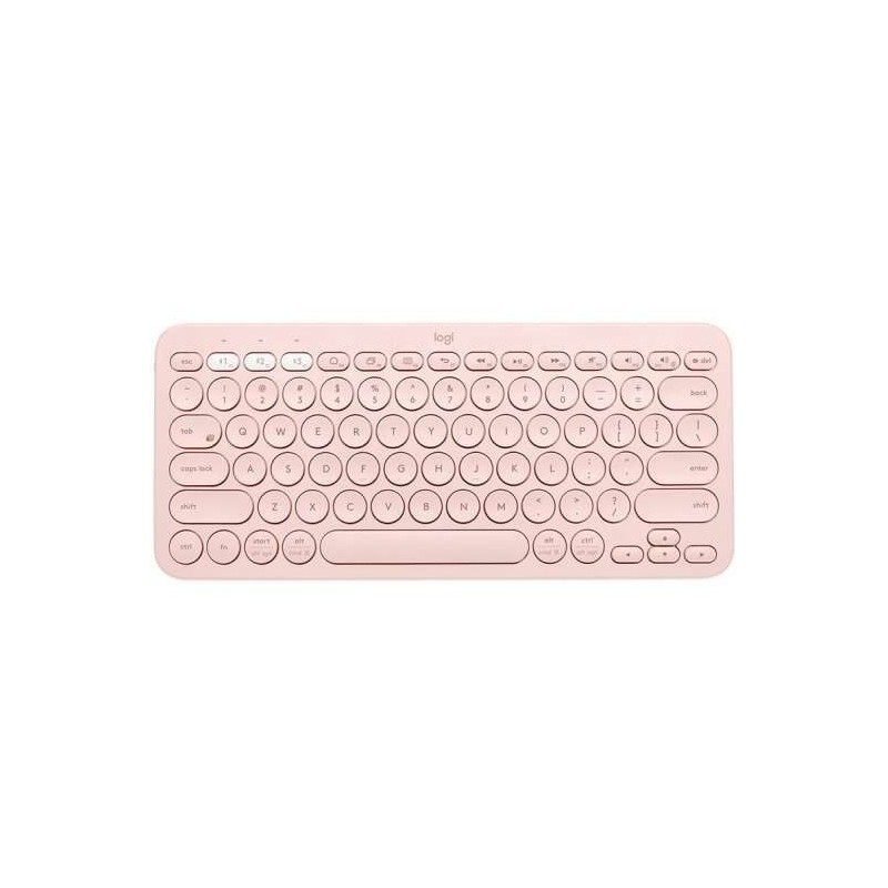 Tastiera wireless Bluetooth Logitech K380 - Fino a 3 dispositivi contemporaneamente - Colore rosa Tastiera wireless Bluetooth Logitech K380 - Fino a 3 dispositivi contemporaneamente - Colore rosa