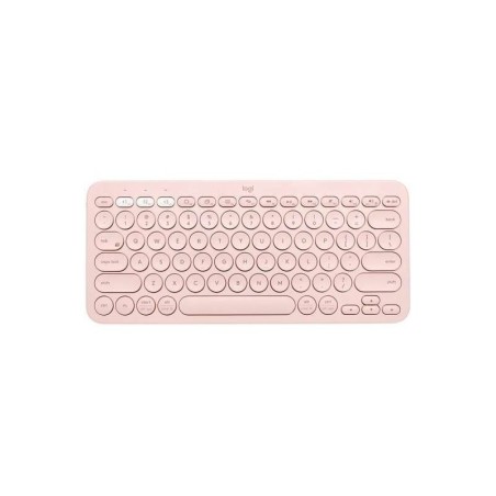 Logitech K380 Teclado Inalambrico Bluetooth - Hasta 3 Dispositivos Simultaneamente - Color Rosa