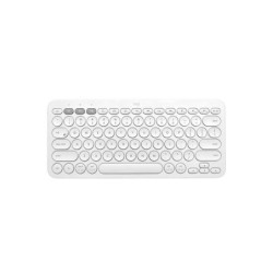 Tastiera wireless Bluetooth Logitech K380 - Fino a 3 dispositivi contemporaneamente - Bianca