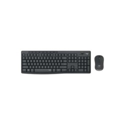 Logitech MK295 Pacchetto tastiera + mouse wireless 1000 dpi 3 pulsanti - Tasti e pulsanti silenziosi - Uso ambidestro - Colore n