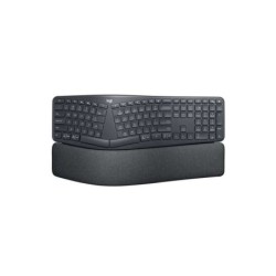 Logitech Ergo K860 Teclado Bluetooth Inalambrico USB - Ergonomico - Reposamuñecas - Color Negro