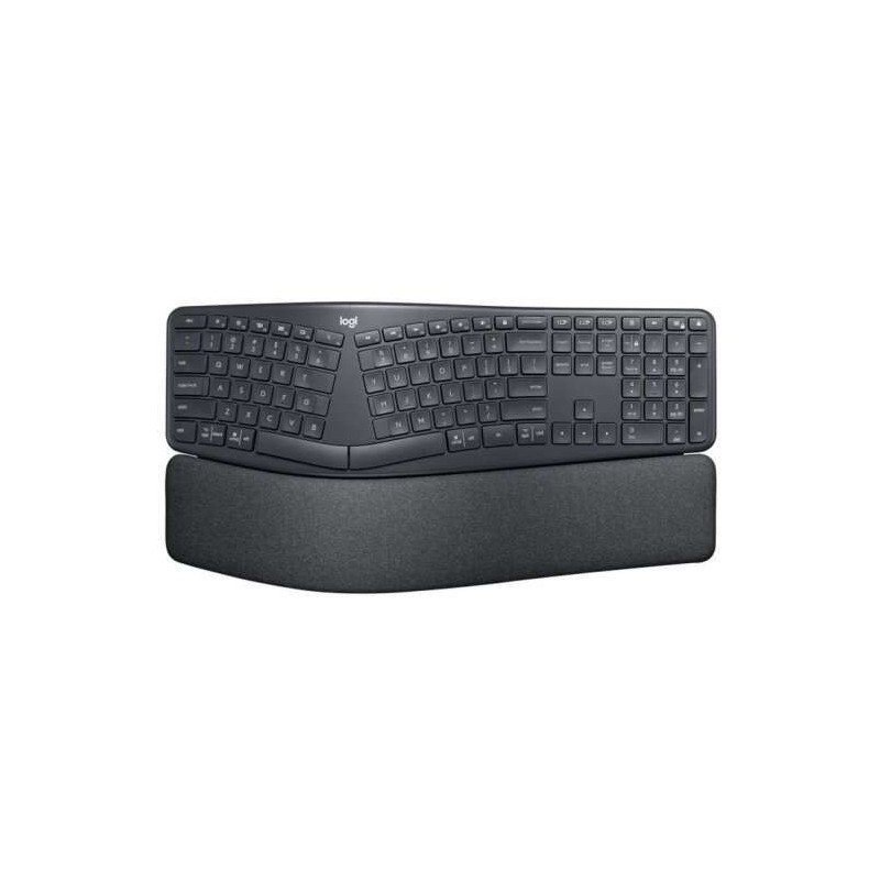 Logitech Ergo K860 Teclado Bluetooth Inalambrico USB - Ergonomico - Reposamuñecas - Color Negro Logitech Ergo K860 Teclado Bluetooth Inalambrico USB - Ergonomico - Reposamuñecas - Color Negro