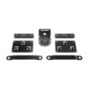 Kit di montaggio Logitech Rally per il sistema di videoconferenza Rally: supporto per fotocamera, altoparlanti e hub - Nero