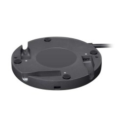 Logitech Rally Mic Pod Hub - Hub per microfoni per sistemi di videoconferenza Rally - nero