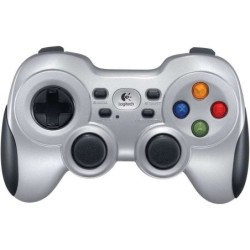 Logitech F710 Controller/Gamepad wireless USB - Per PC - 12 pulsanti - Colore argento/nero