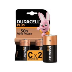 Batterie alcaline Duracell C Plus LR14 1,5 V - 2 unità