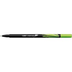 Pennarello Punta Fine Bic Intensity Fine da 0,8 mm - Tratto 0,4 mm - Inchiostro a base d'acqua - Colore Verde Lime 12pz 12pz