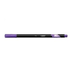 Pennarello Bic Intensity Fine da 0,8 mm, tratto da 0,4 mm, inchiostro a base d'acqua, colore viola 12pz 12pz