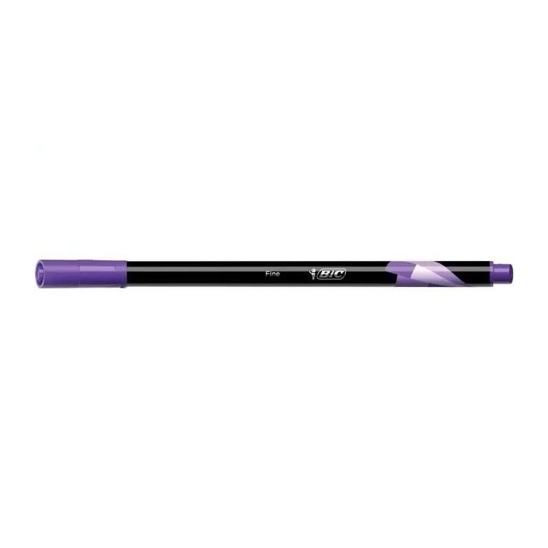Pennarello Bic Intensity Fine da 0,8 mm, tratto da 0,4 mm, inchiostro a base d'acqua, colore viola 12pz 12pz Pennarello Bic Intensity Fine da 0,8 mm, tratto da 0,4 mm, inchiostro a base d'acqua, colore viola 12pz 12pz