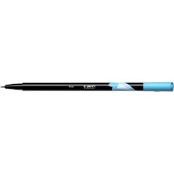 Pennarello Punta Fine Bic Intensity Fine da 0,8 mm – Tratto 0,4 mm – Inchiostro a base acqua – Colore Turchese 12pz 12pz