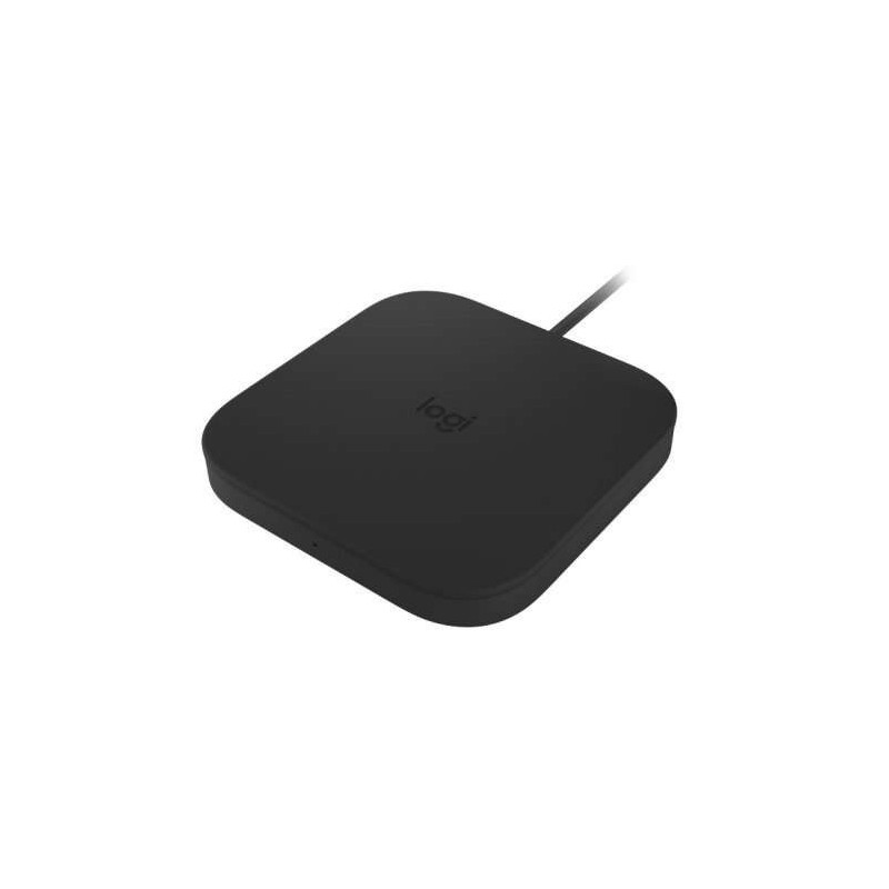 Caricabatterie Rapido Wireless Logitech Powered Pad per Smartphone - 9W - Tecnologia QI - Indicatore LED - Colore Nero Caricabatterie Rapido Wireless Logitech Powered Pad per Smartphone - 9W - Tecnologia QI - Indicatore LED - Colore Nero