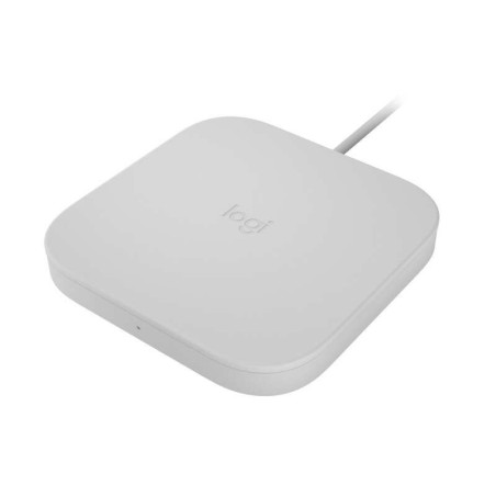 Caricabatterie Rapido Wireless Logitech Powered Pad per Smartphone - 9W - Tecnologia QI - Indicatore LED - Colore Bianco