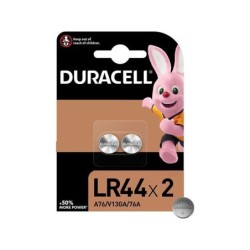 Duracell Pilas Alcalinas de Boton LR44 76A/A76/V13GA 1.5V - 2 Unidades