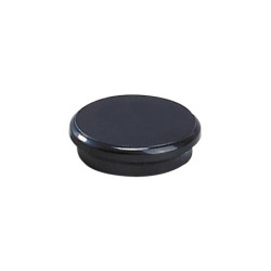 Dahle 95524 Confezione da 10 magneti per lavagna - Diametro 24 mm - Colore nero