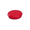 Dahle 95524 Pack de 10 Imanes para Pizarra Blanca - Diametro de 24mm - Color Rojo