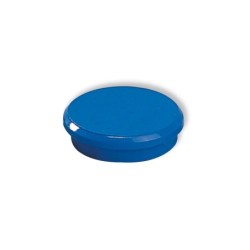 Dahle 95524 Confezione da 10 magneti per lavagna - Diametro 24 mm - Colore blu