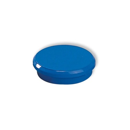 Dahle 95524 Confezione da 10 magneti per lavagna - Diametro 24 mm - Colore blu