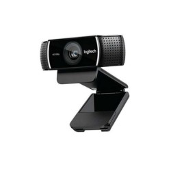 Logitech C922 Pro Stream Webcam Full HD 1080p USB - Microfonos Integrados - Tripode de Mesa - Cable de 1.50m - Color Negro