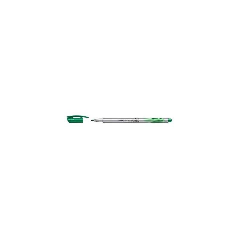 Pennarello punta media Bic Intensity Medium da 0,8 mm - Inchiostro a base d'acqua - Colore verde 12pz 12pz Pennarello punta media Bic Intensity Medium da 0,8 mm - Inchiostro a base d'acqua - Colore verde 12pz 12pz