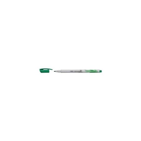 Pennarello punta media Bic Intensity Medium da 0,8 mm - Inchiostro a base d'acqua - Colore verde 12pz 12pz