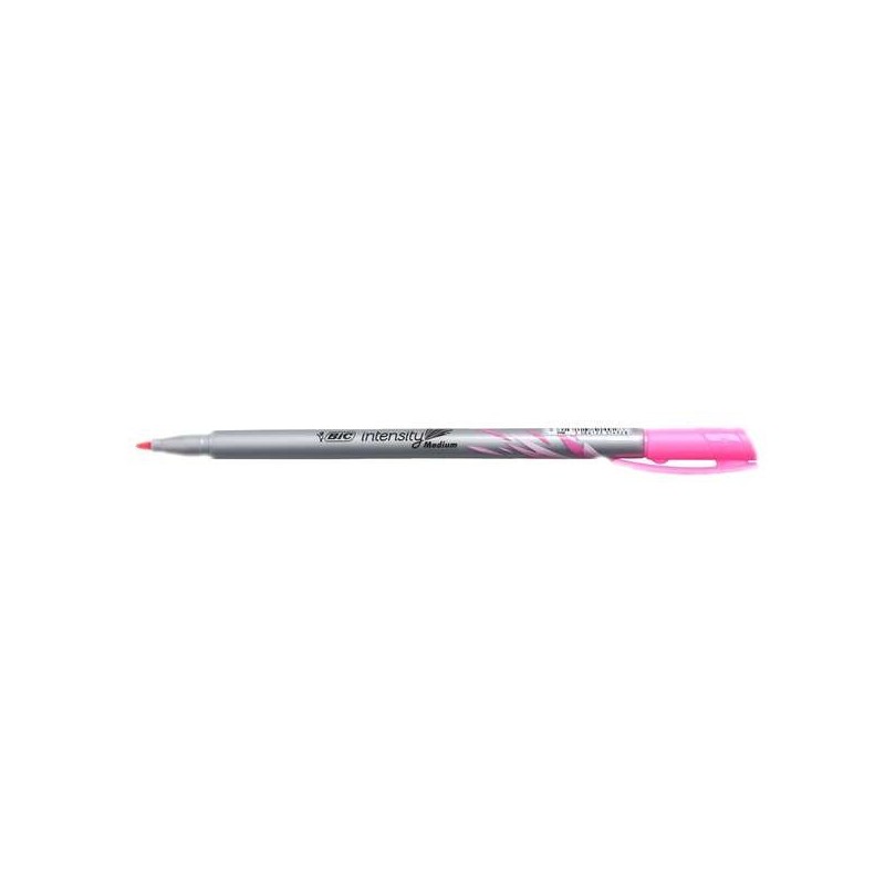 Pennarello punta media Bic Intensity Medium da 0,8 mm - Inchiostro a base d'acqua - Colore rosa 12pz 12pz Pennarello punta media Bic Intensity Medium da 0,8 mm - Inchiostro a base d'acqua - Colore rosa 12pz 12pz