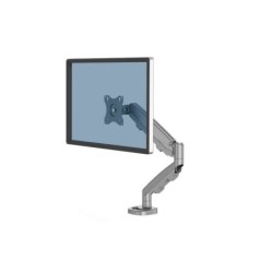 Fellowes Eppa Brazo para Monitor Individual - Hasta 39" y 8kg - Ajuste con Muelle de Gas - Color Plata