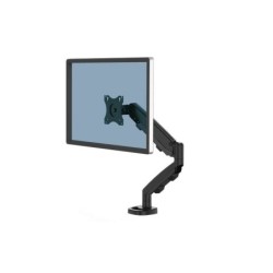 Fellowes Eppa Brazo para Monitor Individual - Hasta 39" y 8kg - Ajuste con Muelle de Gas - Color Negro