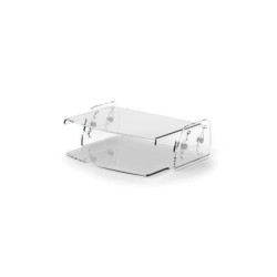 Supporto per monitor regolabile Fellowes Clarity - 5 impostazioni di altezza - Spazio inferiore per gli accessori - Peso massimo