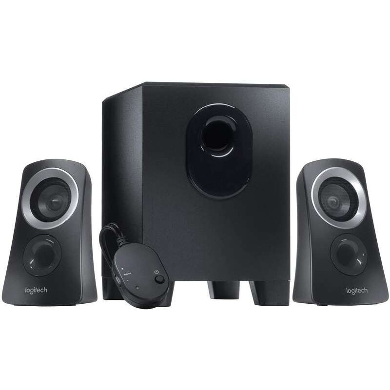 Logitech Z313 Speaker System 2.1 50 W - Subwoofer da 15 W - Ingresso jack da 3,5 mm - Colore nero Logitech Z313 Speaker System 2.1 50 W - Subwoofer da 15 W - Ingresso jack da 3,5 mm - Colore nero