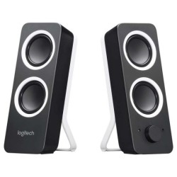 Altoparlanti multimediali stereo Logitech Z200 da 10 W - Ingresso jack da 3,5 mm - Cavo da 1,80 m - Colore nero