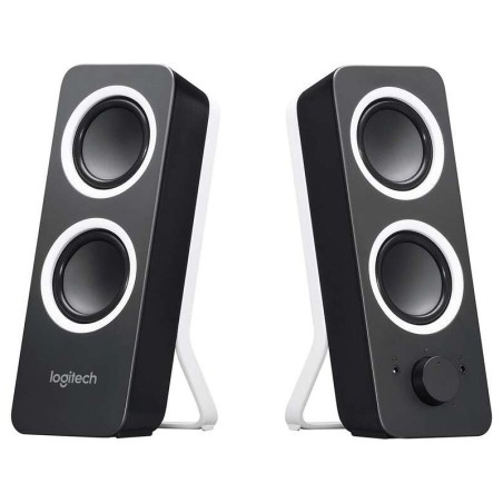 Altoparlanti multimediali stereo Logitech Z200 da 10 W - Ingresso jack da 3,5 mm - Cavo da 1,80 m - Colore nero