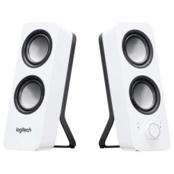 Altoparlanti multimediali stereo Logitech Z200 da 10 W - Ingresso jack da 3,5 mm - Cavo da 1,80 m - Colore bianco