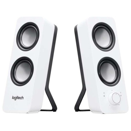 Logitech Z200 Altavoces Mutimedia Estereo 10W - Entrada Jack 3.5mm - Cable de 1.80m - Color Blanco