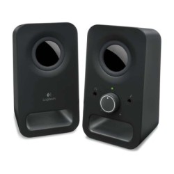 Logitech Z150 Altavoces Multimedia 2.0 6W - Entrada Jack 3.5mm - Toma de Auriculares - Cable de 1.80m - Color Negro