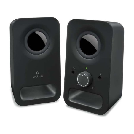 Altoparlanti multimediali Logitech Z150 2.0 6W - Ingresso jack da 3,5 mm - Jack per cuffie - Cavo da 1,80 m - Colore nero
