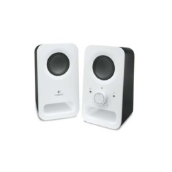 Logitech Z150 Altavoces Multimedia 2.0 6W - Entrada Jack 3.5mm - Toma de Auriculares - Cable de 1.80m - Color Blanco