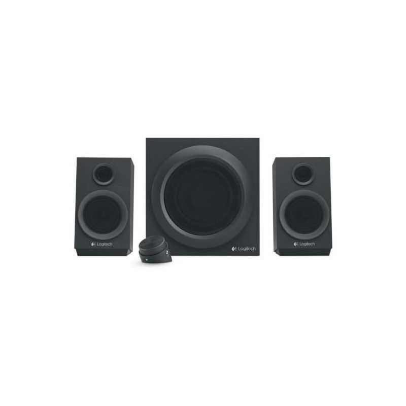 Logitech Z333 Speaker System 2.1 80 W - Subwoofer da 24 W - Jack da 3,5 mm + Ingresso RCA - Colore nero Logitech Z333 Speaker System 2.1 80 W - Subwoofer da 24 W - Jack da 3,5 mm + Ingresso RCA - Colore nero