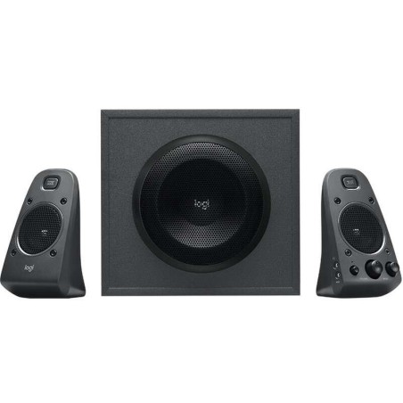 Logitech Z625 Altavoces 2.1 THX 140W - Subwoofer 260W - 2x Entradas Jack 3.5 mm - Entrada de Auriculares y RCA - Color Negro