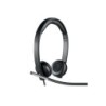 Cuffie Logitech H650E con microfono USB - Microfono pieghevole - Cuscinetti auricolari imbottiti - Comandi cablati - Colore nero