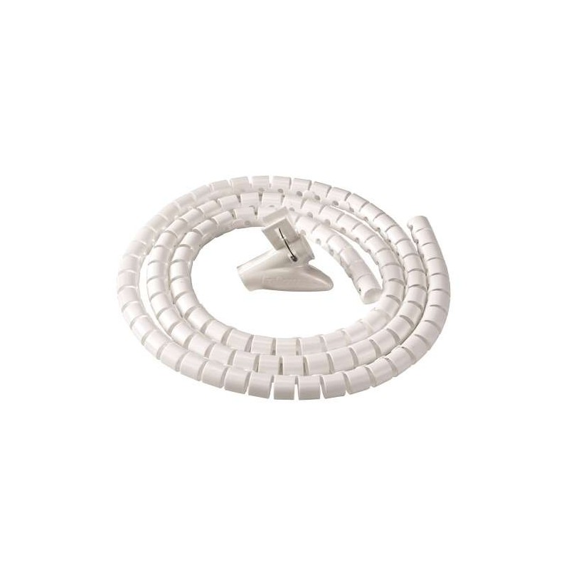 Organizzatore per cavi Fellowes CableZip - Riutilizzabile - Include strumento di montaggio - Bianco Organizzatore per cavi Fellowes CableZip - Riutilizzabile - Include strumento di montaggio - Bianco