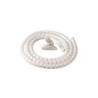 Fellowes CableZip Organizador de Cables - Reutilizable - Incluye Herramienta de Montaje - Color Blanco