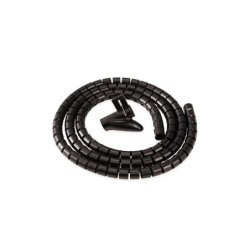 Fellowes CableZip Organizador de Cables - Reutilizable - Incluye Herramienta de Montaje - Color Negro