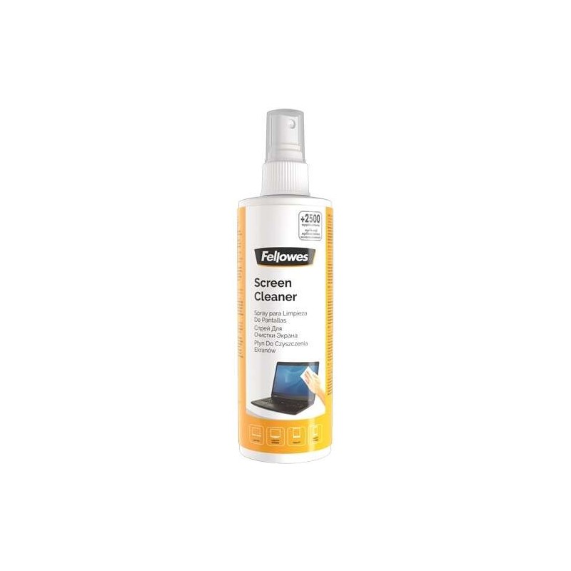 Fellowes Spray per la pulizia dello schermo da 250 ml Fellowes Spray per la pulizia dello schermo da 250 ml