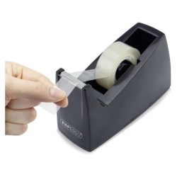Rapesco Portarollos para Cinta Adhesiva 19mmx33m - Base de Goma Antideslizante - Cinta no Incluida