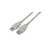 Cavo di prolunga USB 2.0 Aisens - Tipo A maschio a Tipo A femmina - 1,0 m - Colore beige