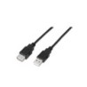 Aisens Cable Extension USB 2.0 - Tipo A Macho a Tipo A Hembra - 3.0m - Color Negro