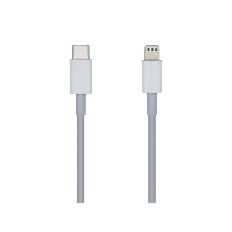 Aisens Cable Lightning a USB-C USB 2.0 - Lightning/M-USB-C/M - 20cm - Color Blanco Aisens Cable Lightning a USB-C USB 2.0 - Lightning/M-USB-C/M - 20cm - Color Blanco