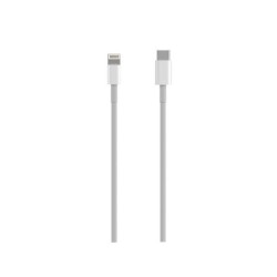 Cavo USB 2.0 da Lightning a USB-C Aisens, Lightning/M-USB-C/M - 0,5 m - Bianco