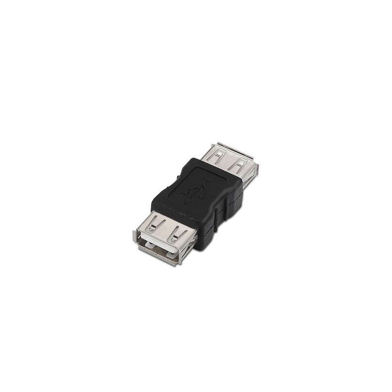 Adattatore USB 2.0 Aisens - Tipo A Femmina-A Femmina per unire due cavi USB - Colore nero Adattatore USB 2.0 Aisens - Tipo A Femmina-A Femmina per unire due cavi USB - Colore nero