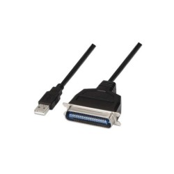 Aisens Conversor USB Impresora - Tipo A Macho a CN36(IEEE1284)/M - 1.5m - Color Negro